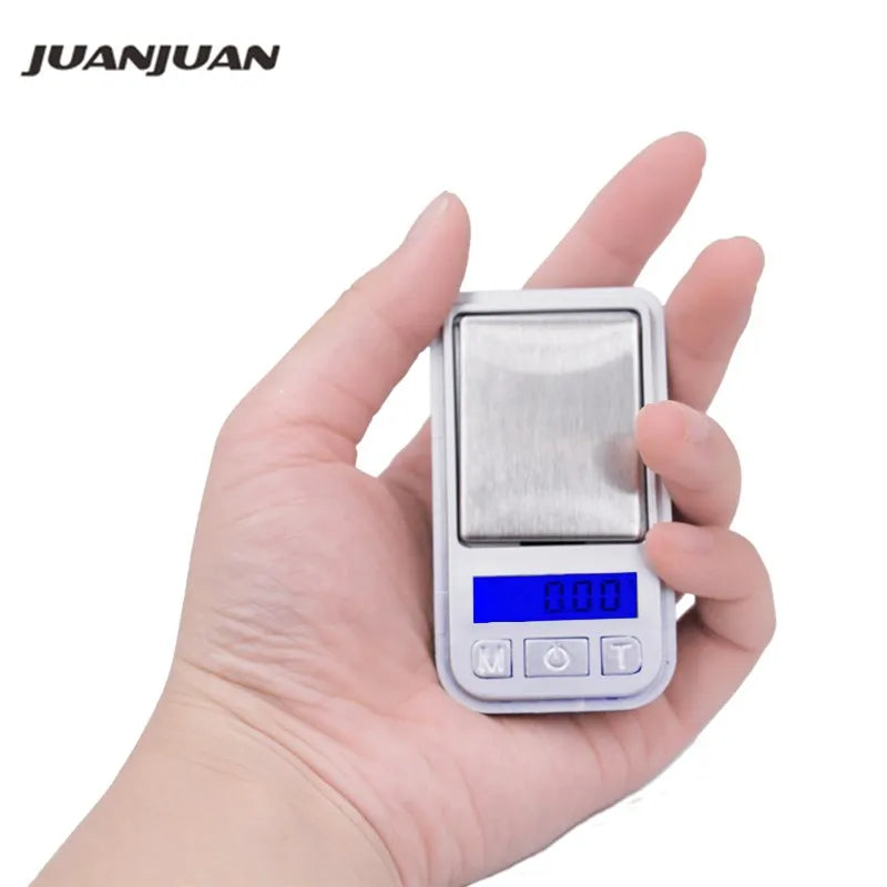 200g 0.01g Electronic Scale LCD Display Mini Portable Weighing Balance Pocket Scale Household Practical Jewelry with Backlight