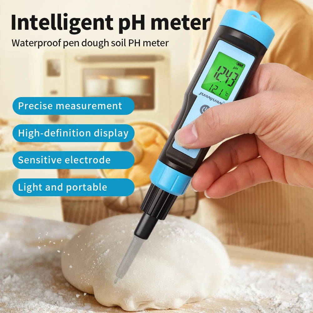 YY-1030 Digital Food PH Meter Water Quality Tester 0.00~14.00 PH Measuring Instrumen for Food Meat Cheese Milk Soil Aquarium
