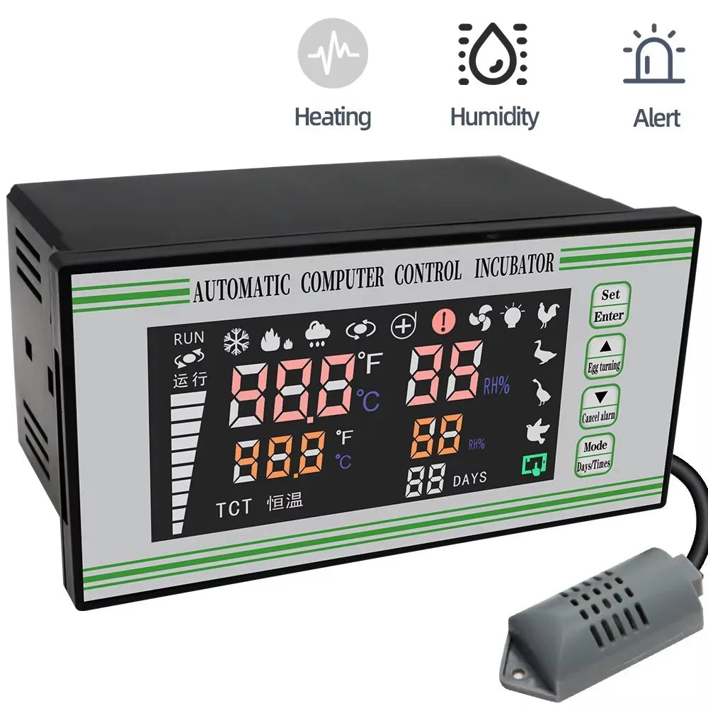 XM-18S Egg Incubator Controller Full Automatic Control System Chicken Duck Goose Incubator Egg Thermostat Hygrostat 30% off